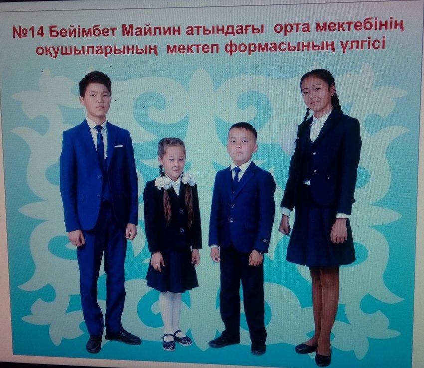 2019-2020 оқу жылына арналған  мектеп формасы