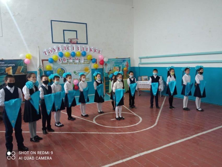 №14 Бейімбет Майлин атындағы орта мектебінде Біріңғай "Жас Ұлан"  балалар мен жасөспірімдер ұйымына қабылдау рәсімі өткізілді.